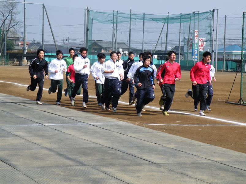 埼玉県立松山高等学校陸上競技部 練習風景